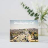 Washington DC Postkarte (Stehend Vorderseite)