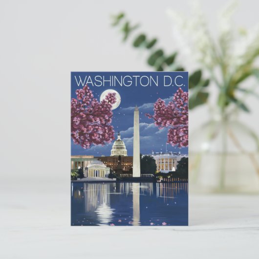 Washington, DC Postkarte (Stehend Vorderseite)