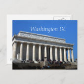 Washington DC Postkarte (Vorne/Hinten)