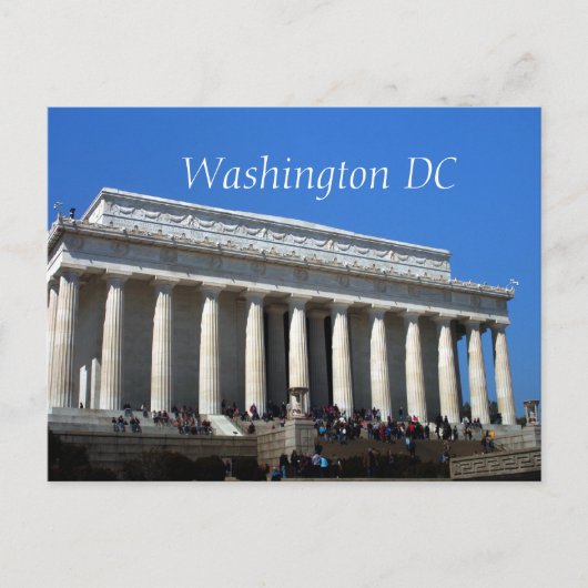 Washington DC Postkarte (Vorderseite)