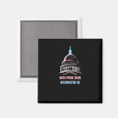 Washington DC Pride 2025 Magnet (Vorderseite/Rückseite)