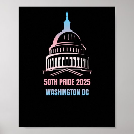 Washington DC Pride 2025 Poster (Vorne)