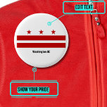 Washington DC Pride Button<br><div class="desc">Zeigen Sie mit diesem Knopf Ihren Stolz in Ihrer Stadt.</div>