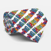 Washington DC-Reihen-Haus Krawatte (Gerollt)