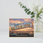 Washington Dc Reise Postkarte (Stehend Vorderseite)