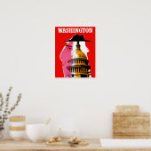 Washington DC Reiseplakat Poster (Küche)
