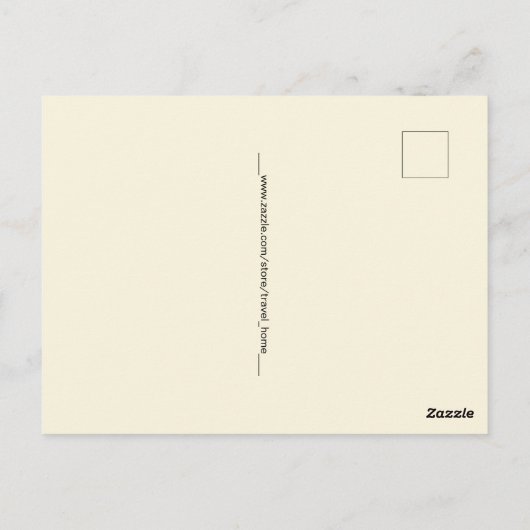 Washington DC Retro Postcard Postkarte (Rückseite)