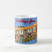 Washington DC Retro-Postkarten-Tasse Kaffeetasse (Mittel)