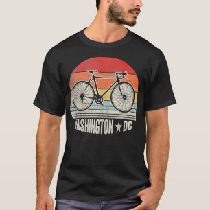 Washington DC Retro Vintag Washington Fahrrad 7 T-Shirt