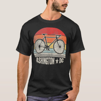 Washington DC Retro Vintage Washington Fahrrad 7 T-Shirt