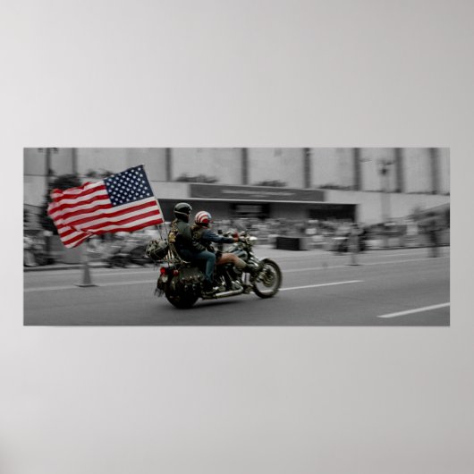 Washington DC Rolling Thunder Biker Kundgebung Poster (Vorne)