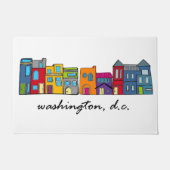 Washington DC Row House Fußmatte (Vorderseite)