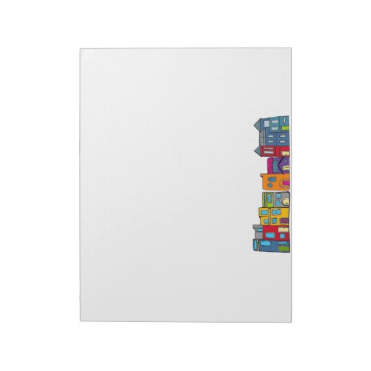 Washington DC Row House Notizblock (Rotiert)