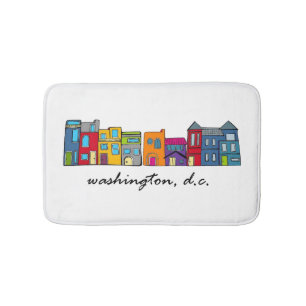 Washington DC Row Houses Badematte
