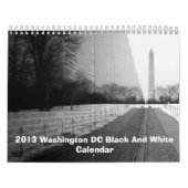 Washington DC-Schwarzweiss-Kalender 2013 Kalender (Titelbild)