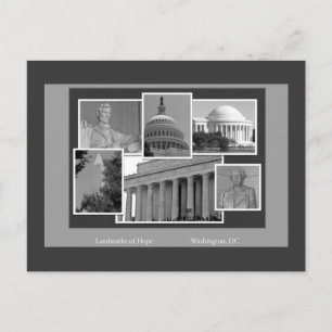 Washington, DC Sehenswürdigkeiten Post Card Postkarte