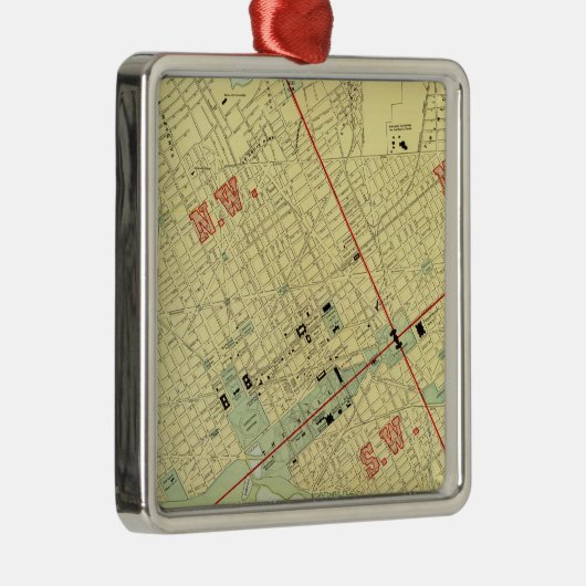 Washington, DC Silbernes Ornament (Rechts)