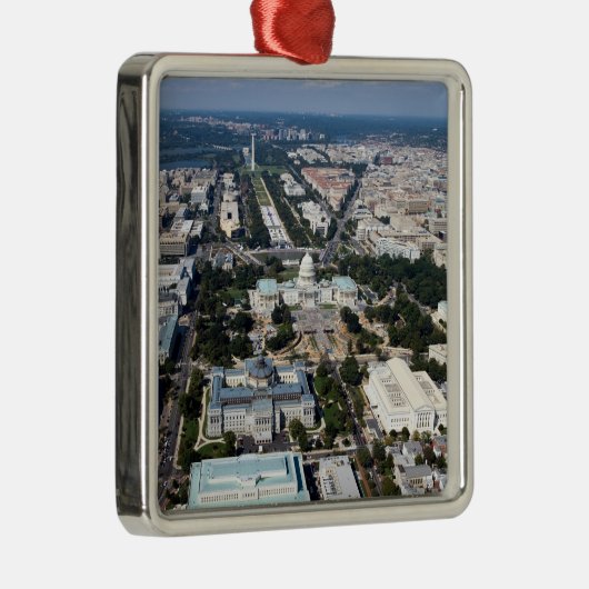 WASHINGTON DC SILBERNES ORNAMENT (Rechts)