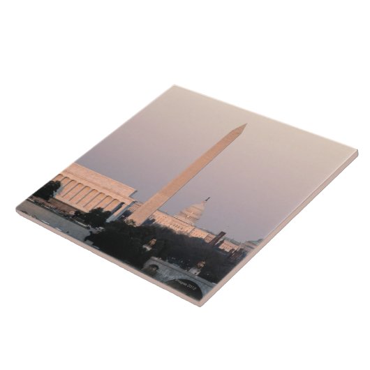 Washington, DC-Skyline Fliese (Seite)