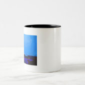 Washington DC Skyline Full Moon Zweifarbige Tasse (Mittel)