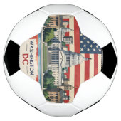 Washington DC Skyline Fußball (Gedreht)