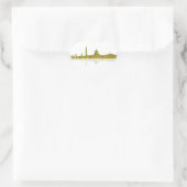 WASHINGTON DC SKYLINE - Herz-Shaped Stciker Herz-Aufkleber (Tasche)