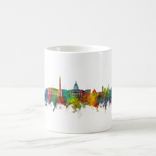 Washington DC Skyline Kaffeetasse (Mittel)