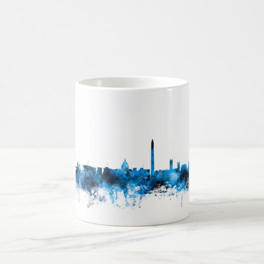 Washington DC-Skyline Kaffeetasse (Mittel)