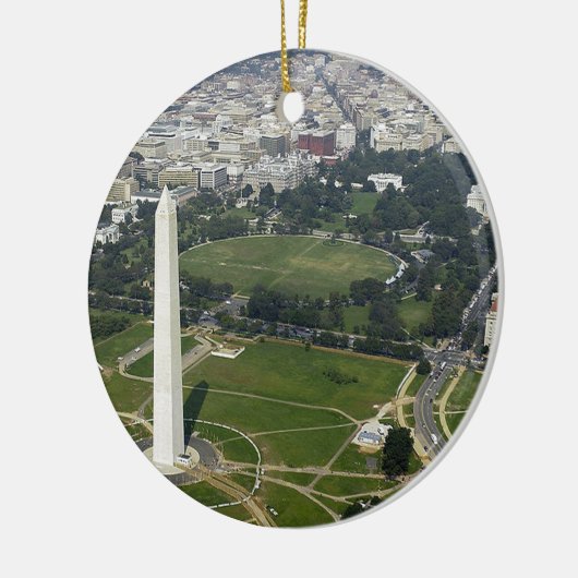 Washington DC Skyline Keramikornament (Links)