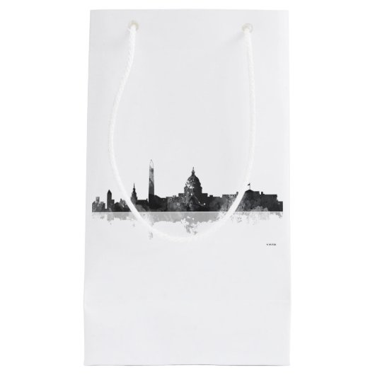 WASHINGTON DC-SKYLINE KLEINE GESCHENKTÜTE (Vorderseite)