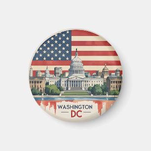 Washington DC Skyline Magnet