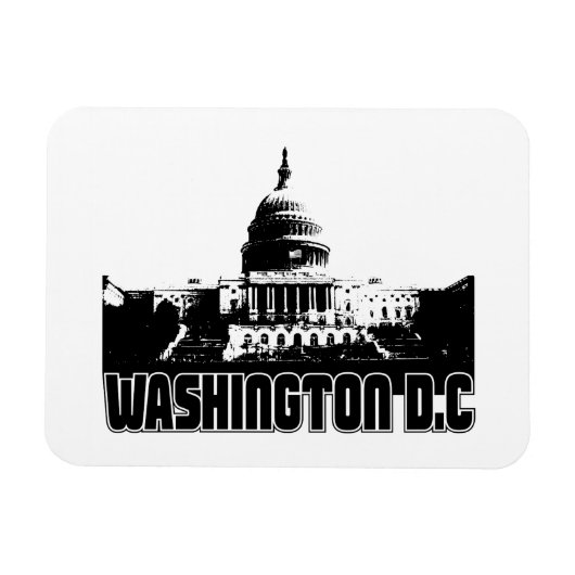Washington DC Skyline Magnet (Horizontal)