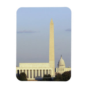 Washington DC Skyline mit dem Gebäude der US-Haupt Magnet