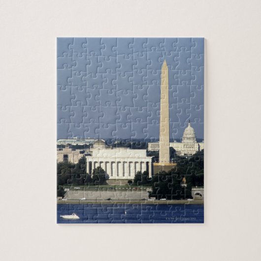 Washington DC Skyline mit US-Gebäude zur Hauptstad Puzzle (Vertikal)