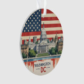 Washington DC Skyline Ornament (Vorderseite)