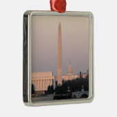 Washington, DC-Skyline Ornament Aus Metall (Rechts)