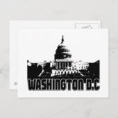 Washington DC Skyline Postkarte (Vorne/Hinten)