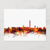 Washington DC Skyline Postkarte (Vorderseite)