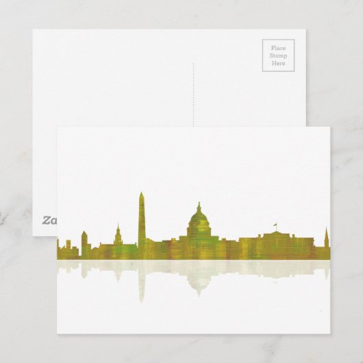 WASHINGTON DC SKYLINE - Postkarte (Vorne/Hinten)
