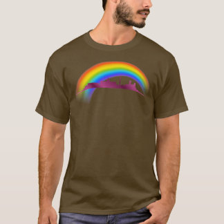Washington DC Skyline Rainbow Pride LGBTQ T-Shirt