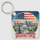 Washington DC Skyline Schlüsselanhänger (Vorderseite)
