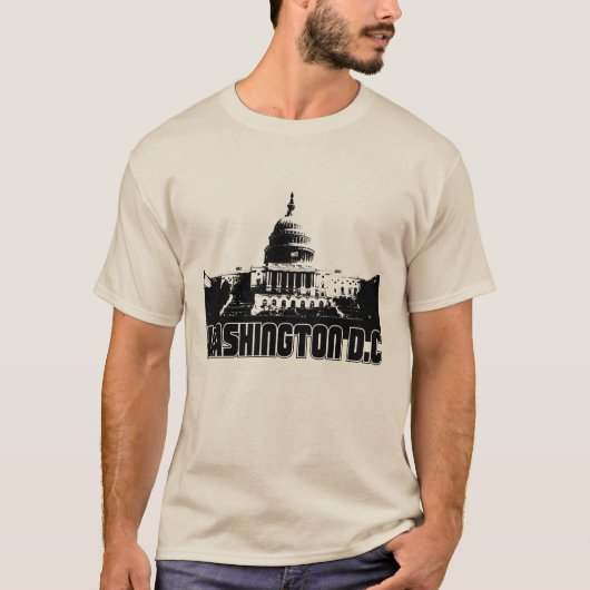 Washington DC-Skyline T-Shirt (Vorderseite)