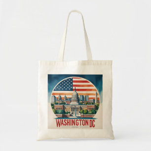 Washington DC Skyline Tragetasche