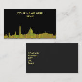 WASHINGTON DC-SKYLINE - Visitenkarten Visitenkarte (Vorne/Hinten)