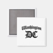 Washington Dc Souvenir Langarmshirt Magnet (Vorderseite/Rückseite)