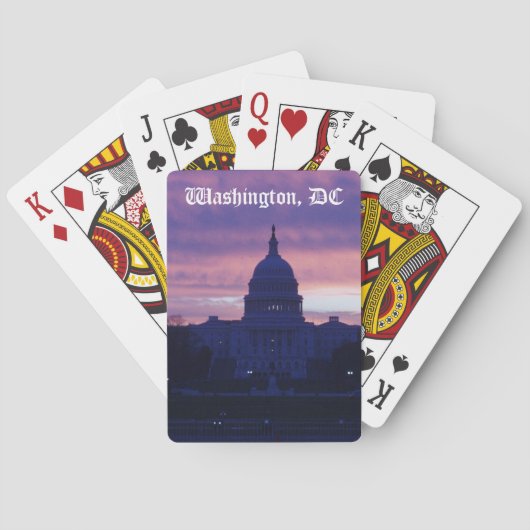 Washington DC Spielkarten (Rückseite)