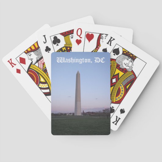 Washington DC Spielkarten (Rückseite)
