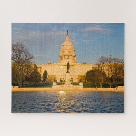 Washington DC. Staat Hauptstadt. Puzzle (Horizontal)
