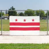 Washington DC Staatsflagge Banner (InSitu)