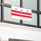 Washington DC Staatsflagge Banner (Äußeres Gebäude)